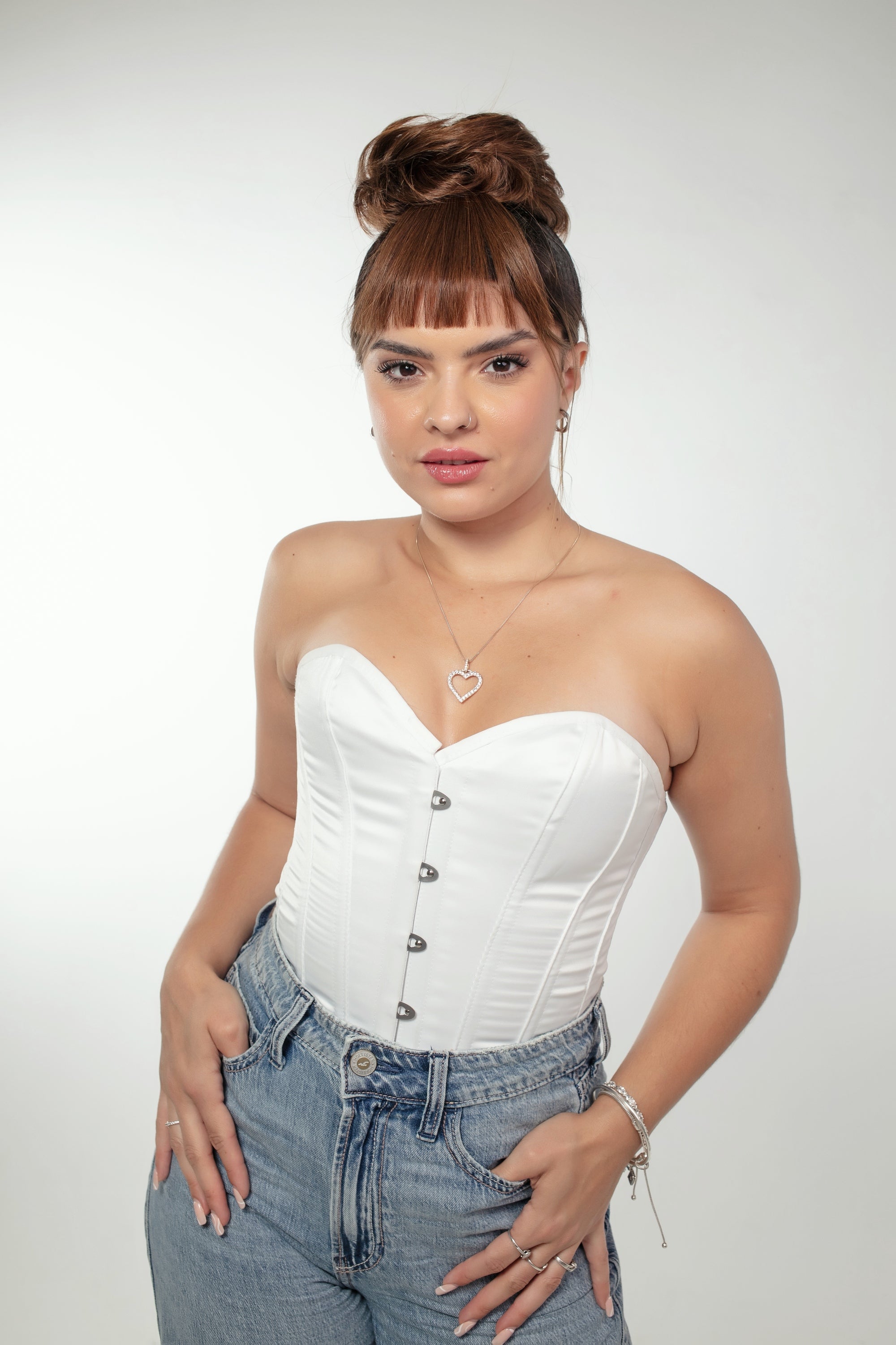 Artificial buns and bangs for women